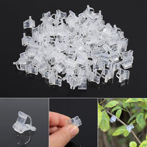 Fdit 100 pinzas para manualidades con clip para plantas, diseño de ...