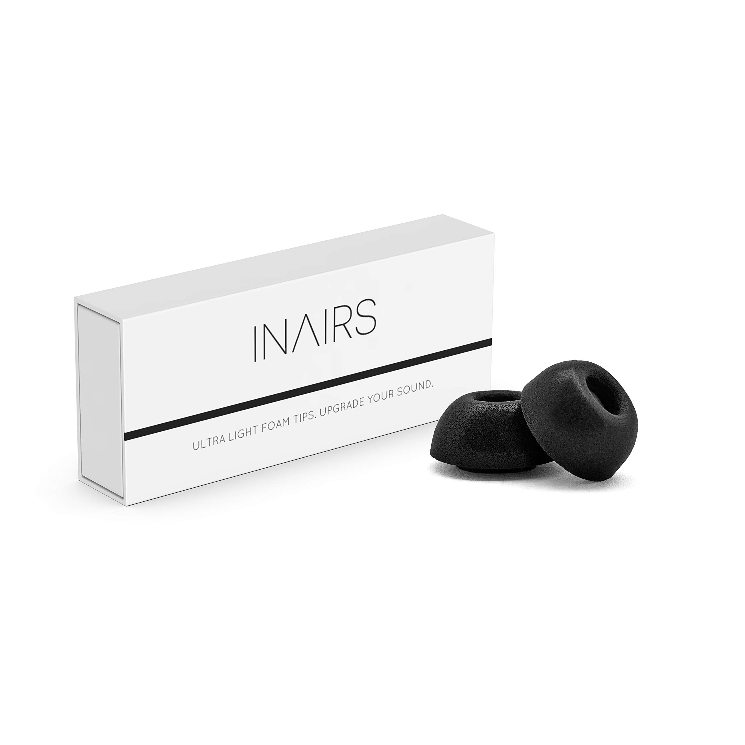 INAIRS Compatible with AirPods Pro 1st & 2nd Generation (S/M/L) - 3 Pairs of Foam Tips - Upgrade your Earphones for Superior Sound & Noise Isolation
