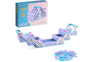 SIENON Dots Jewelry Box Building Toy，DIY Desk Tidy Organizer Storage Trays Arts and Crafts Set，Creative Activity Portable Basket Gift Idea for Kids Aged 6 Plus