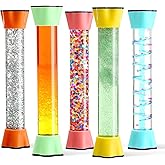 Special Supplies Liquid Motion Bubbler Toy Cool Tubes Colorful Hourglass Timer with Droplet Movement, Bedroom, Sensory Play for Home or School (Style 4)