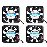 MakerFocus 4pcs 3D Printer Fan 12V, 40mm 12 Volt
