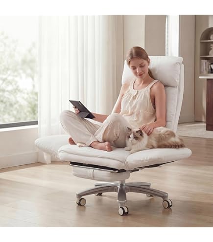 Amazon.com: GABRYLLY Criss Cross Chair with Footrest, Big and Tall