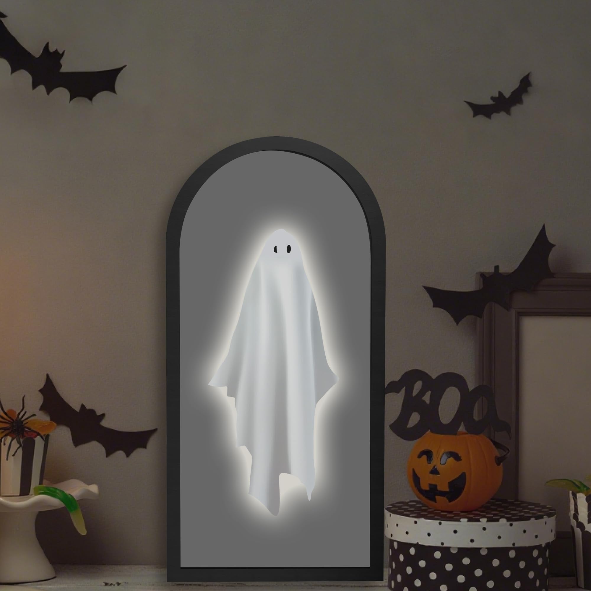 2025 Halloween Ghost Mirror – 19.6