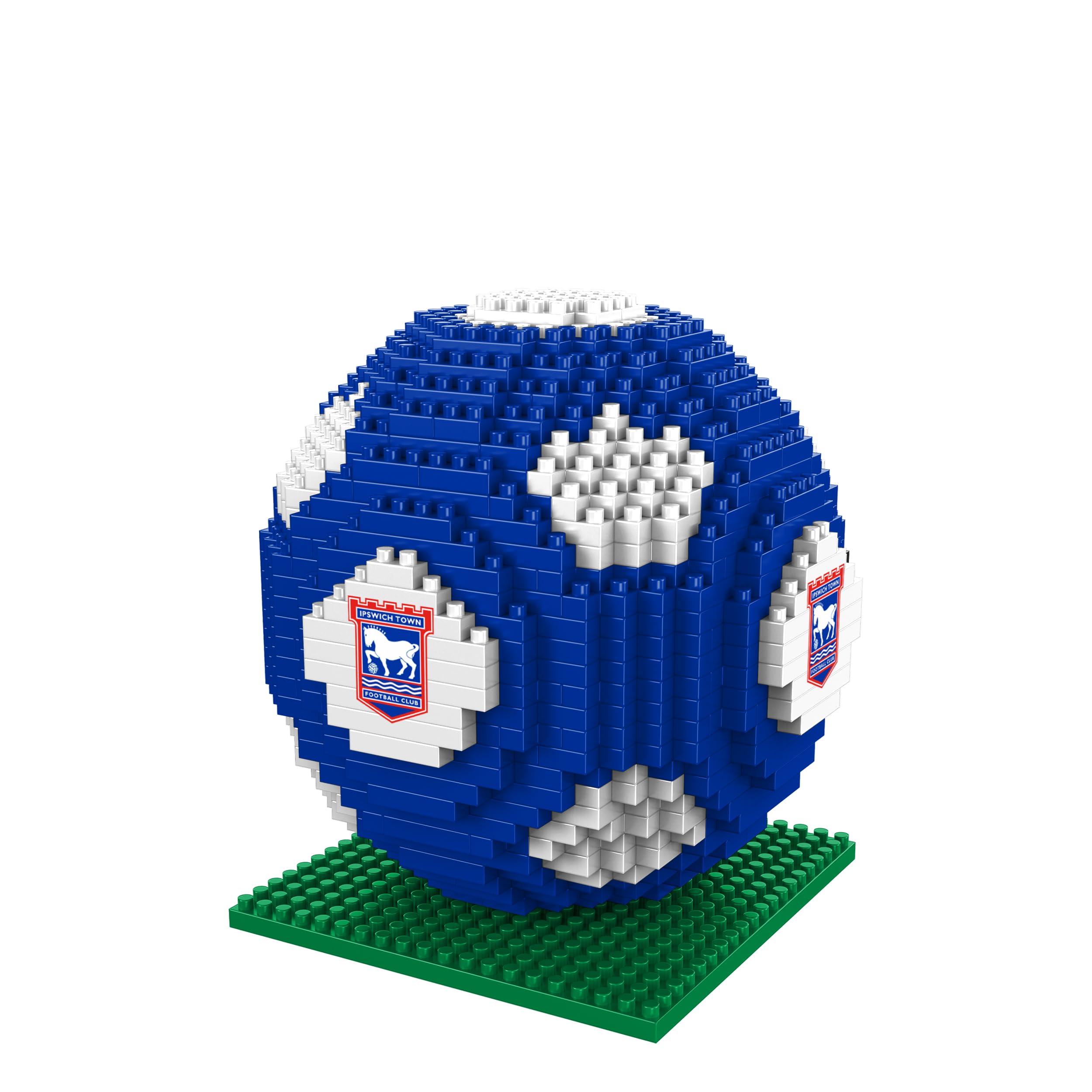 FOCO Officially Licensed Ipswich Town FC BRXLZ 3D Bricks Football Construction Toy Model