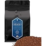 Stack Street Organic Cold Brew Coffee Coarse Ground 1 LB Flavor Dark Roast Coarse Grind 100% Arabica Beans Handcrafted, Singl
