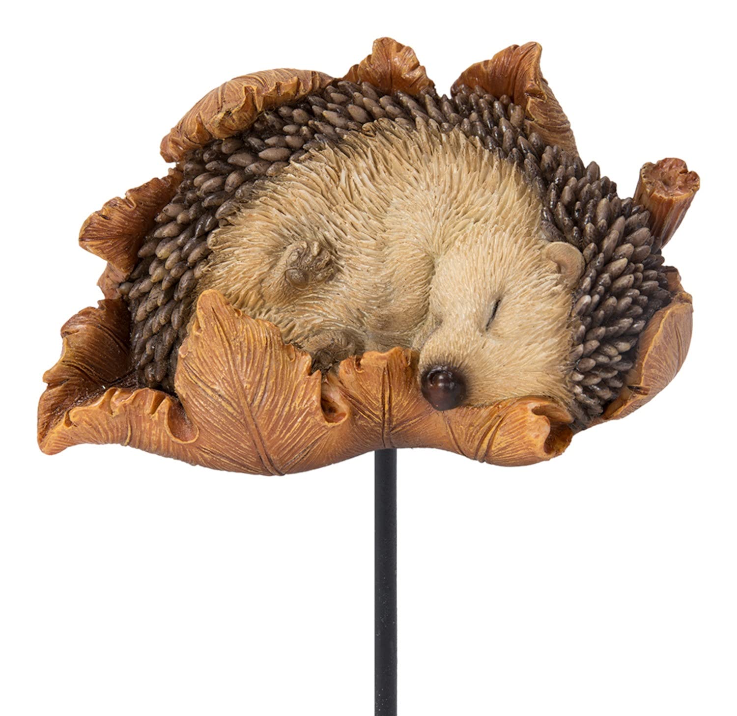 Vivid Arts Hedgehog Plant Pal on a Stick | Resin Home or Garden Decoration | PLP-134