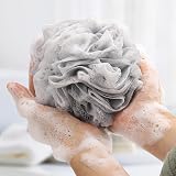Tbestmax 4 Pack Mesh Pouf Bath Sponge Mesh Loofah Exfoliating Shower Ball view 5