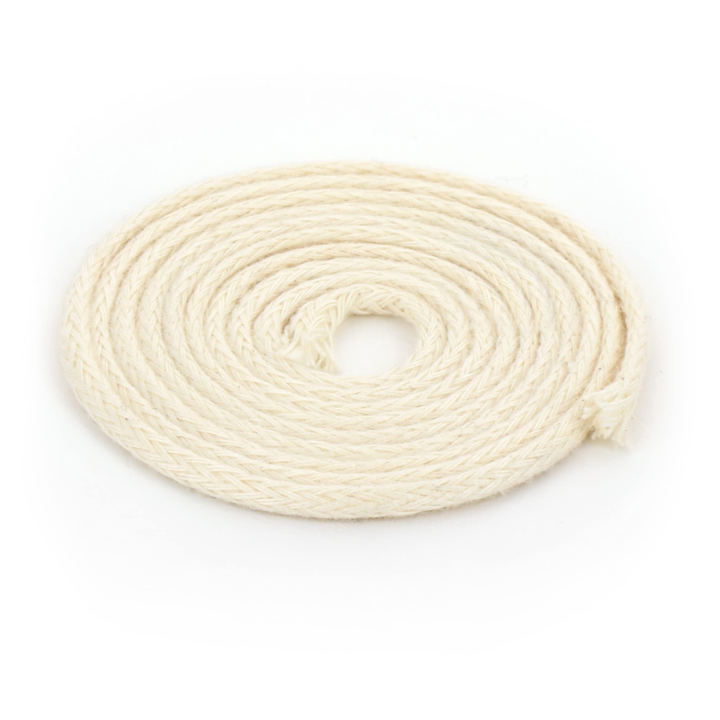 NKlaus 1 m torch wick 2 mm thin cotton wick garden torch bamboo torch replacement wick lamp wick round wick 1281