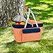 Picnic at Ascot Patented Insulated Folding Picnic Basket Cooler- Designed & Quality Approved in the USA