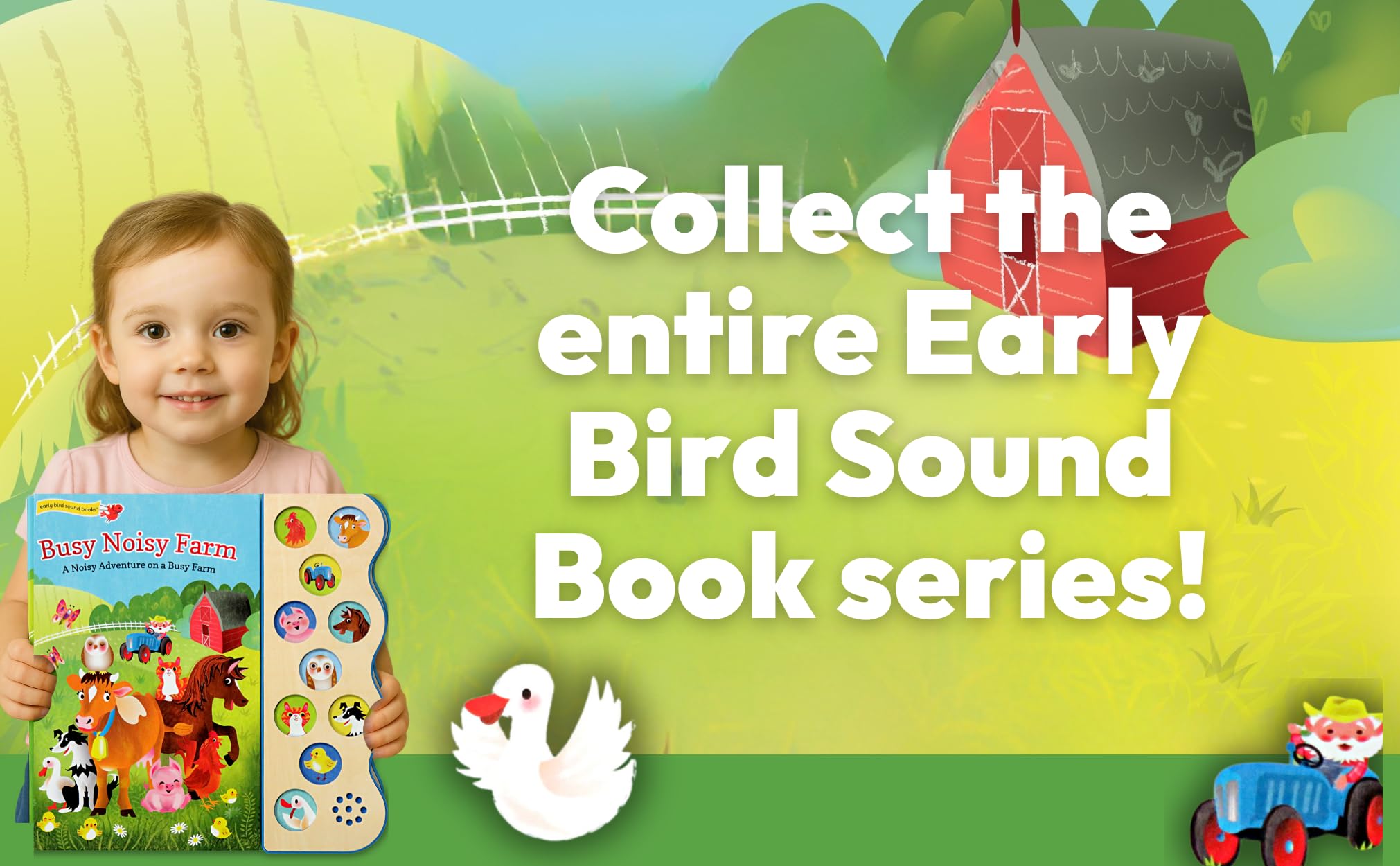 Busy Noisy Farm: Interactive Children's Sound Book with 10 Farmyard Noises to Enhance the Story