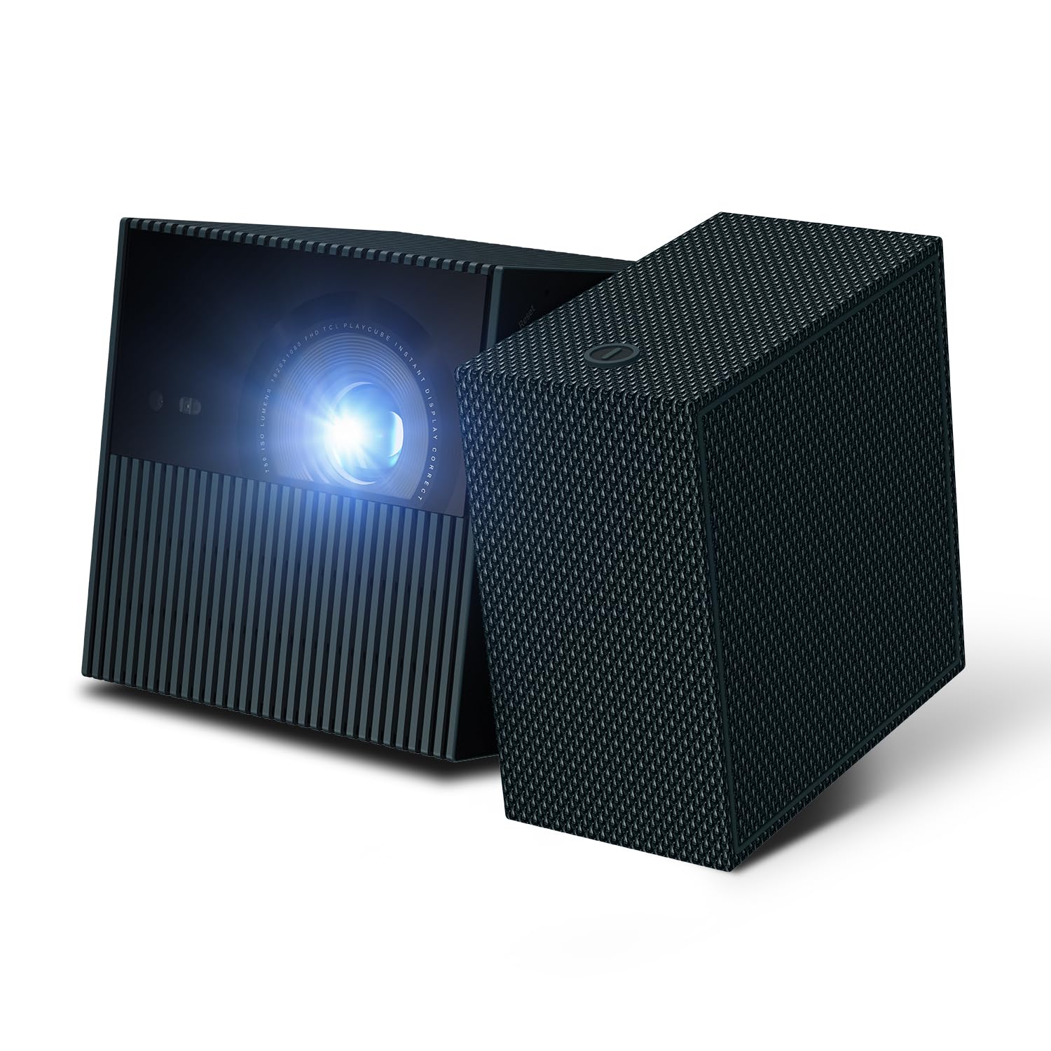 Photo 1 of TCL PlayCube 1080P FHD DLP Projector, GTV Portbale Projector with Netflix Certified, 750 ISO Lumens, 4K Supported, 3h Playtime with Built-in 66Wh Battery, Up to 150'' Screen, Auto Focus & Keystone