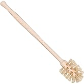 REDECKER Bottle Brush Cleaner - Horsehair and Beechwood Handle for Vases, Pitchers, Mugs, and Baby Bottles, 13-3/4 Inch, Dens