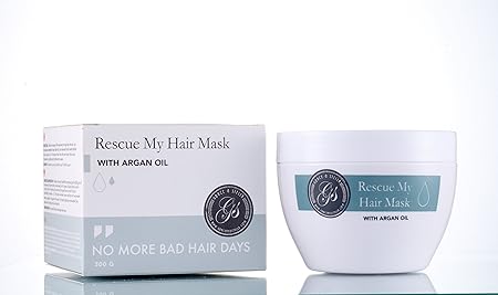 BESTE Argan-Öl Haar Maske | Hydrierende & Feuchtigkeitsspendende Intensiv-Spülung für Trockenes, Beschädigtes Haar | Mit Maro