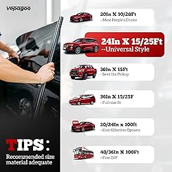 Vepagoo 70% VLT Ceramic Car Window Tint Film