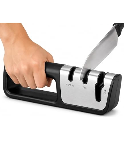 Amazon.com: EdgeSharp® EverSharp™ 3-Stage Knife Sharpener: Home
