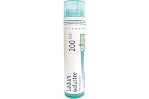 Boiron Ledum palustre 200ch,Homeopathic medicine. Each tube contains 4 g (approximately 80 pellets)