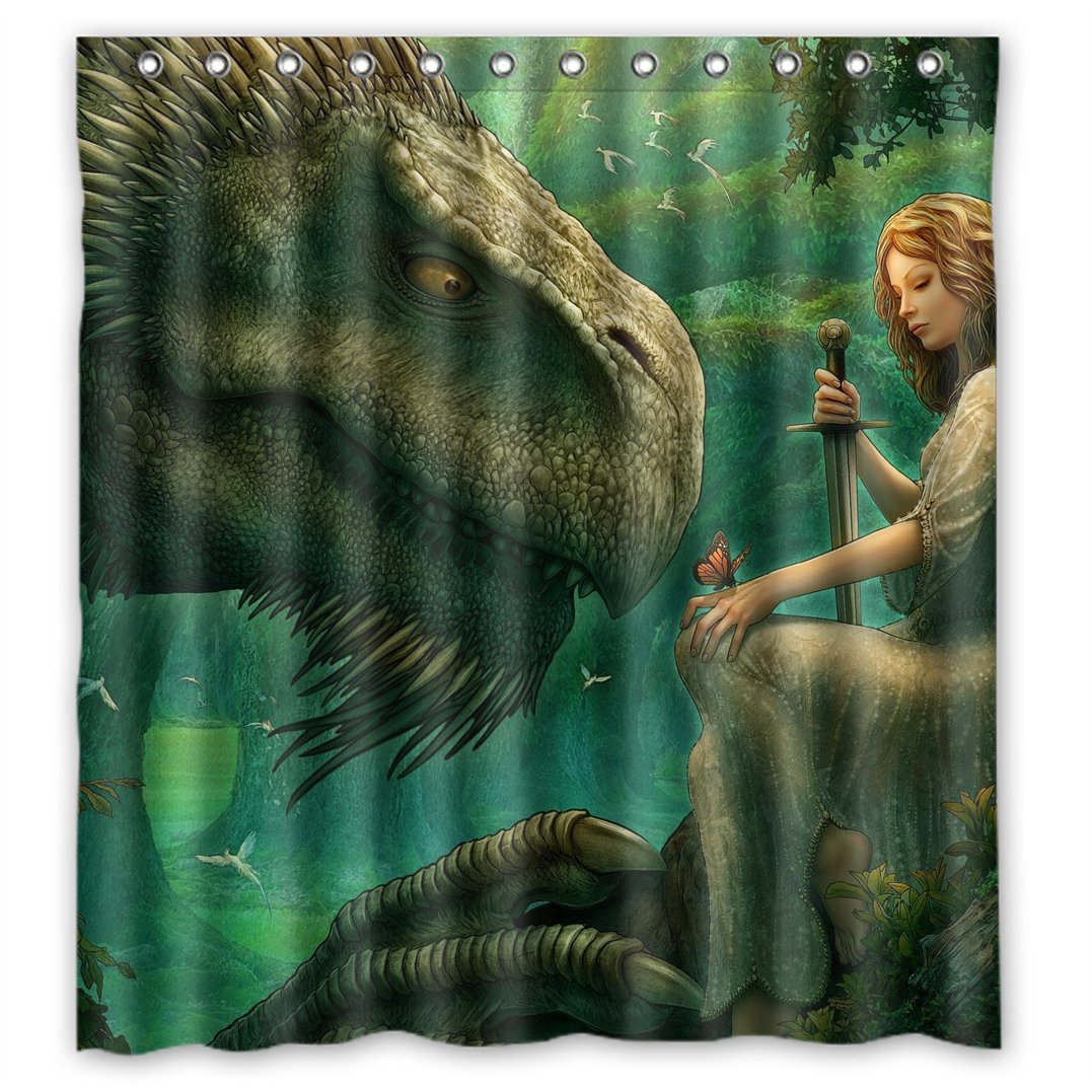 Dragon Shower Curtains Gifts for Dragon Lovers