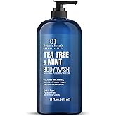 Botanic Hearth Tea Tree Oil Body Wash with Mint, 16 fl oz - Moisturizing, Soothing, Helps Control Fungal Infections, Deep Moisturization, Promotes Healthy Skin, Ethically Sourced