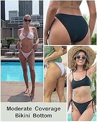 Holipick Flower Bikini Bottoms for Women String