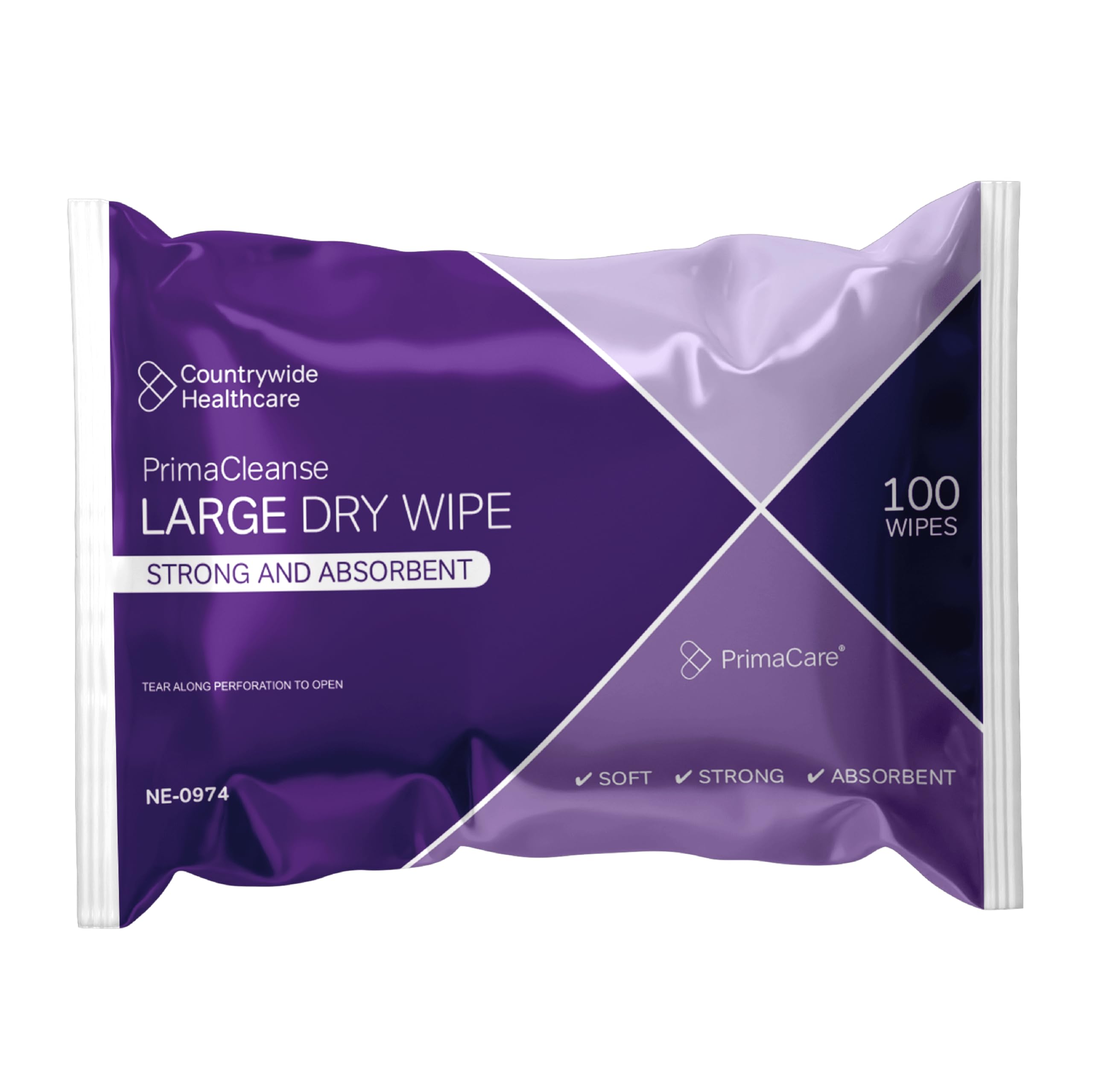 PrimaCare Large Dry Wipe - 100 wipes
