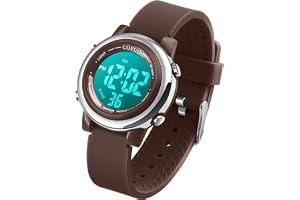 cofuo Kids Digital Sport Waterproof Watch for Girls Boys, Kid Sports Outdoor LED Electrical Watches with Luminous Alarm Stopwatch Child Wristwatch