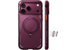 TORRAS Q3 Air for iPhone 18 Pro Max Case, 360 Magnetic Stand-Cosmic Purple