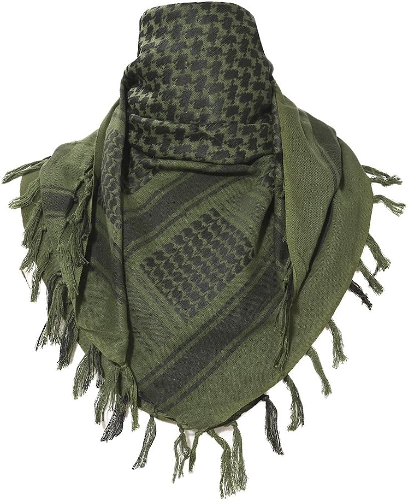 TACVASEN Military Scarf Men Tactical Army Scarf Combat Airsoft Scarf