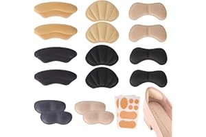 10 Pairs Heel Cushions for Back of Heel Pads for Shoes Women,Soft Heel Protectors for Shoes That are Too Big,Cushion Liners,P
