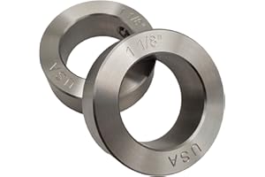 Coastal Shaft Collars - 1.125" Bore Diameter - Set Screw Shaft Collar - 303 Stainless Steel (2 Pack)