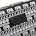 KAYOND Canvas Fabric 17 inch laptop Sleeve case-Elephant pattern Black