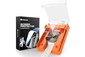 MAGIC JOHN 2 Pack for Apple Watch Screen Protector 42mm Series 11（2025） Series 10 (2024) [Automatic Align Tech] Anti-Scratch, Self-Healing Soft EPU, Bubble Free, HD Transparent, Touch Sensitive