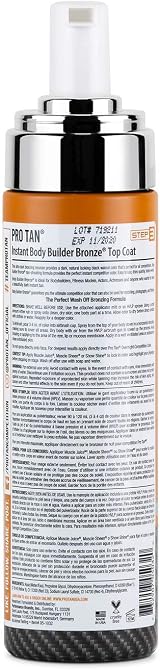 Pro Tan Body Builder Bronze Top Coat w/ Applicator - Competition Dark Mahogany view 2