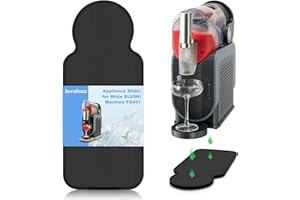 JAYOBGO Slider Mat for Ninja Slushie Machine FS301, Bamboo Sliding Pad Slushy Machine for Home Slushie Maker Accessories, Black