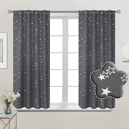 Amazon Com Bgment Rod Pocket And Back Tab Blackout Curtains For