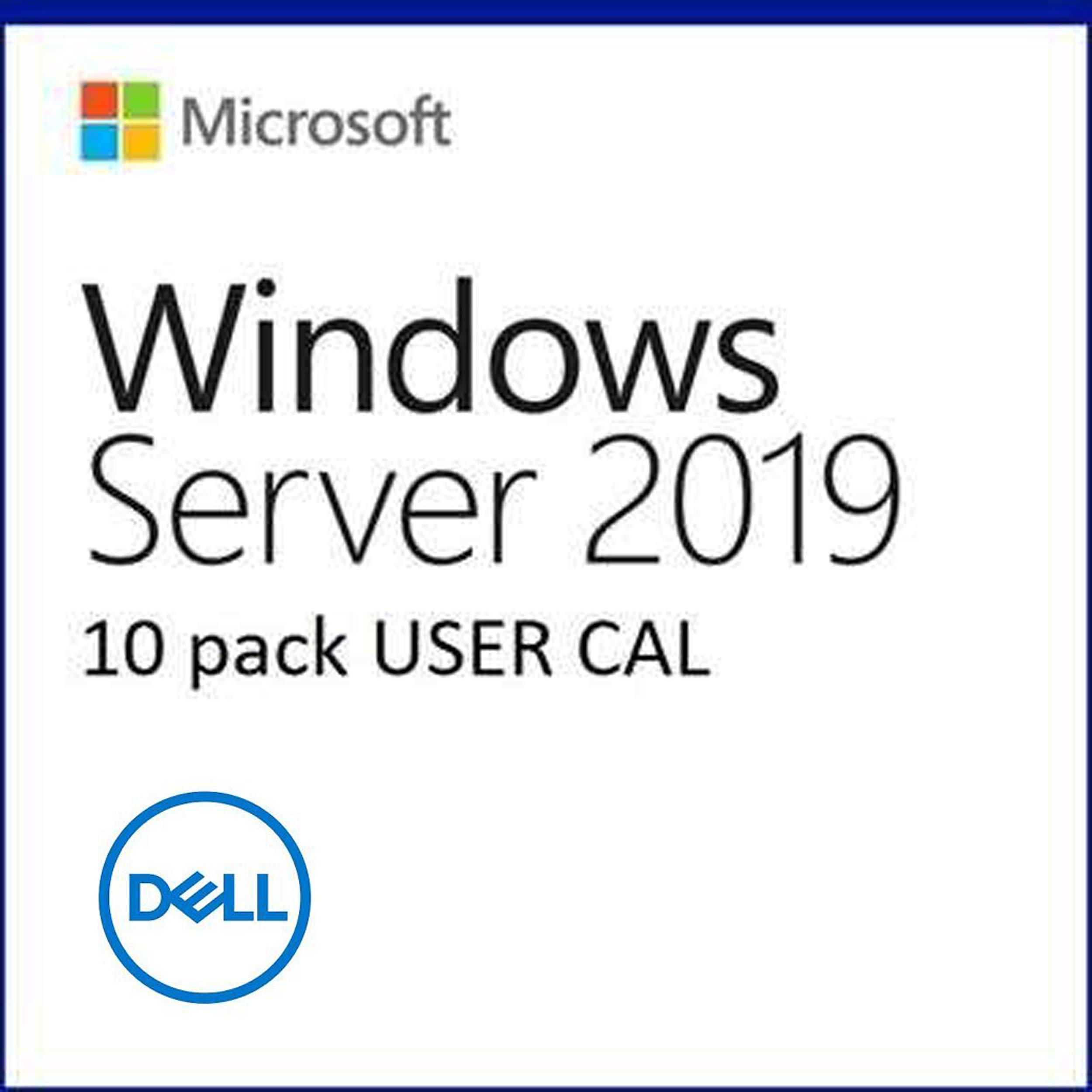 Dell 10-PACK WINDOWS SERVER 2019