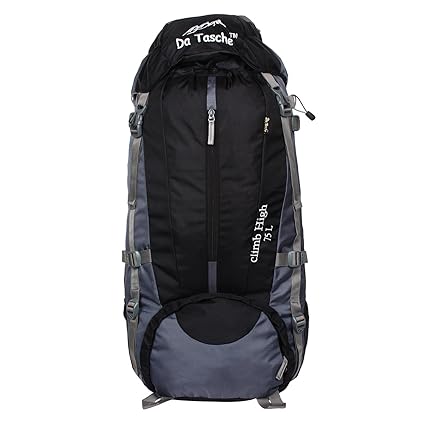 Da Tasche Climb High 75L Black Rucksack
