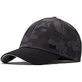 melin A-Game Icon Hydro, Black Camo, Performance Snapback Hat, Water-Resistant Baseball Cap for Men & Women, Medium-Large