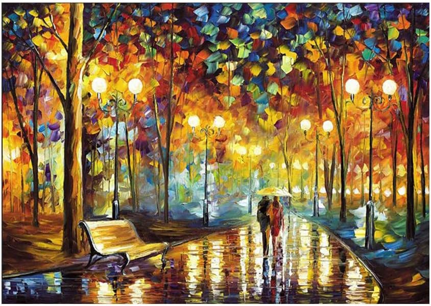 thansky Paint by Numbers Kit for Adults，Full Drill DIY 5D Diamond Painting Landscape Cross Stitch Kits Embroidery Home Decor(7)