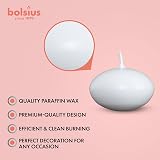 Bolsius White Floating Candle 20 Pack - 4.5 Hour Burn - Vegan Wax view 9