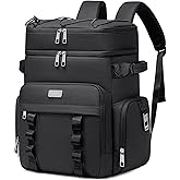 Weitars Insulated Cooler Backpack,Double Deck Waterproof Soft Cooler Bag,Backpack Coolers Leak Proof Lunch Backpack for Men Women for Travel,Camping,Picnic,Beach,Picnic,Outdoor 31L/52 Can