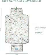 Baby Polar Gear Safari Changing Mat – Wipe-Clean, Foldable, Travel Pocket view 6