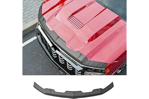 CZmenghe Hood Deflector Compatible with 2019-2025 Chevy Silverado 1500 Hood Protector TPE Hood Shield Replacement for 2019-2025 Chevy Silverado Accessories