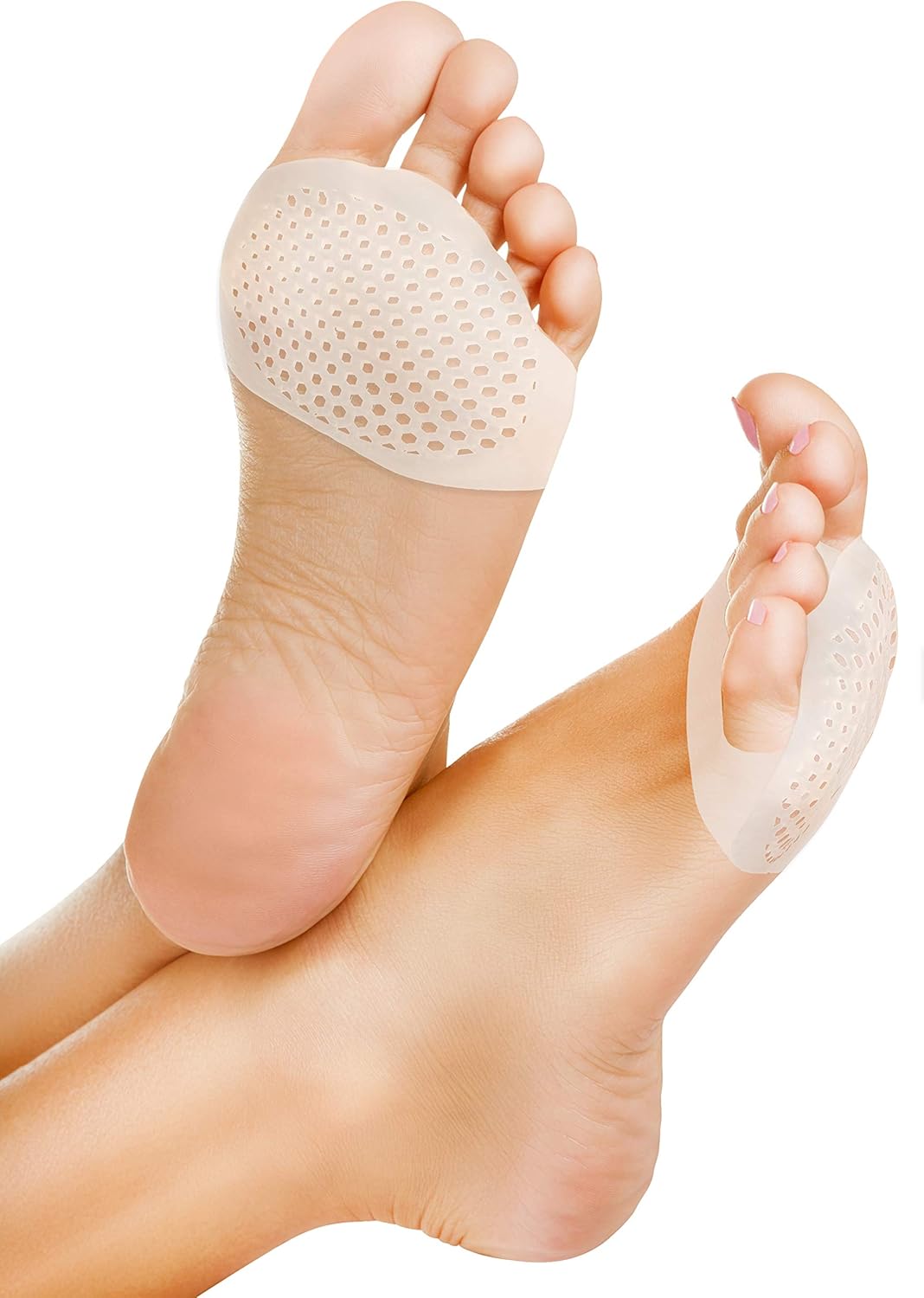 CloudStep Metatarsal Pads for Women and Men, Foot Pads for Ball of Feet - 2 Pairs (4 Pieces) Reusable Gel Cushions for Runners, High Heels, Dancers, Morton's Neuroma, Sesamoiditis, Bunions, Foot Pain: Health & Personal Care