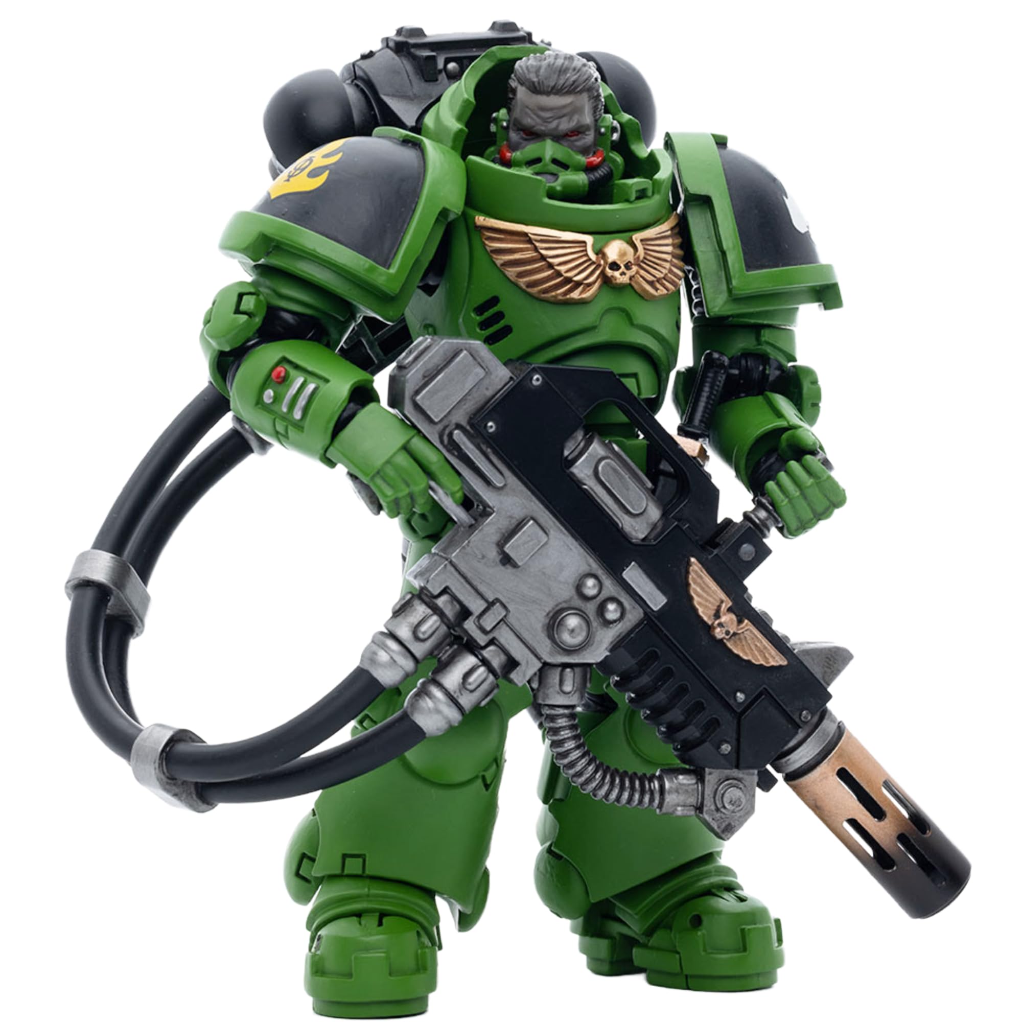 TOYVERSE JOYTOY 1/18 Warhammer 40,000 Action Figure, Salamanders Eradicators Brother T'Kren, Movable Joints Character Model, Age 15+