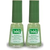 Valmy 2in1 Garlic &amp; Lemon Nail Hardener &amp; Whitener Base Coat - Nail Strengthener &amp; Growth Treatment - Whitens Yellow Nails - Endurecedor de Uas, 0.47 Fl Oz (Pack of 2)