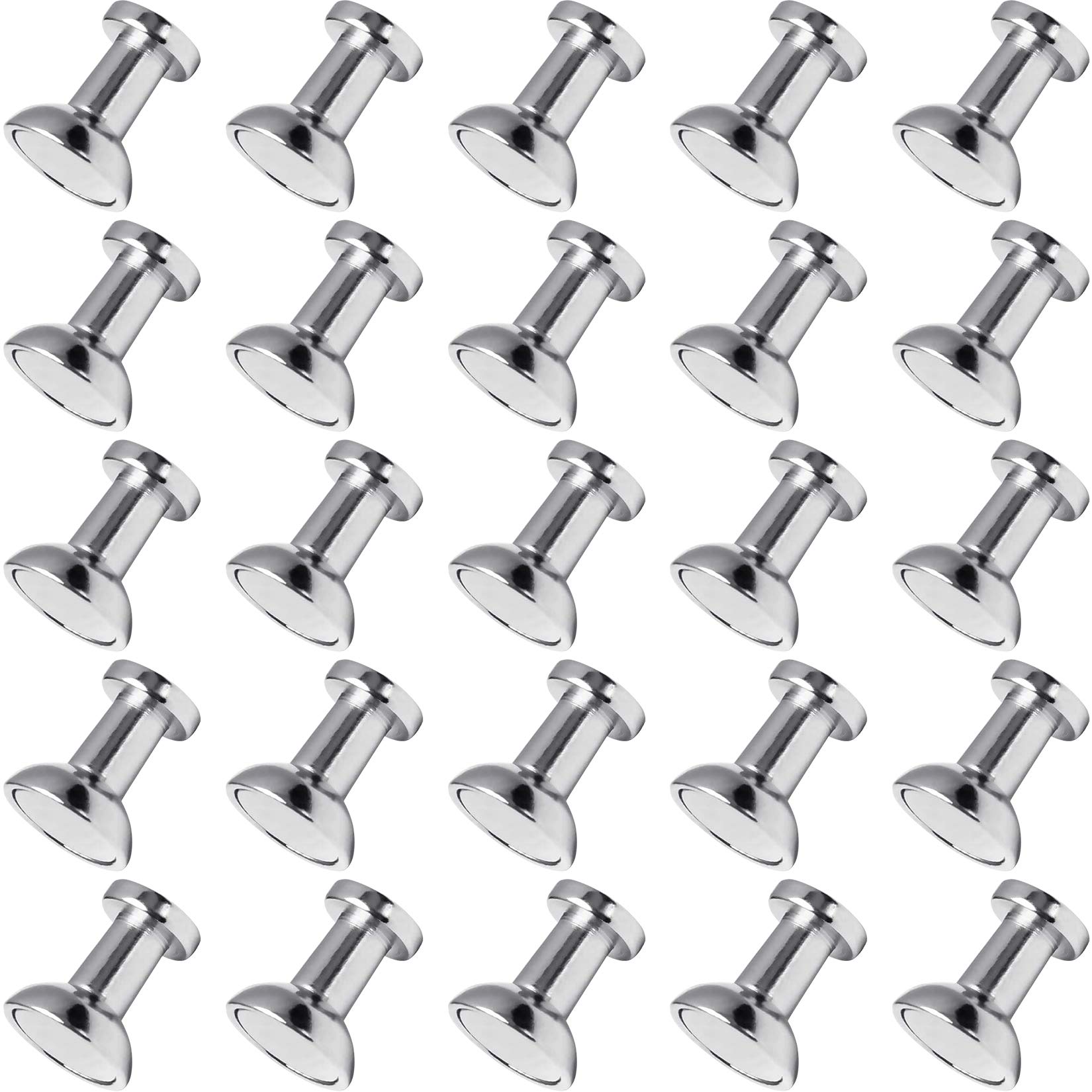 FINDMAG25 Pack Small Magnets, Refrigerator Magnets Push Pins, Tiny Whiteboard Magnets, Strong Neodynium Fridge Magnets, Powerful Mini Magnets for Crafts, Kitchen, Locker