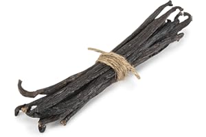 Slofoodgroup Grade B Vanilla Beans - Vanilla Bean Pods 12-14 cm Mixed Origin Vanilla for Making Vanilla Extract (10 Vanilla B