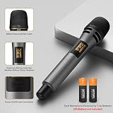 TONOR TW350 Wireless Microphones Set UHF Karaoke Receiver XLR 6.35mm view 3