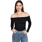 Susana Monaco Women's Off Shoulder Gathered Top
