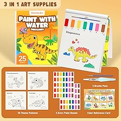 Shuttle Art Paint with Water Coloring Book for